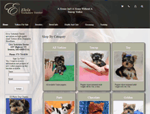 Tablet Screenshot of elvisyorkshireterrier.com